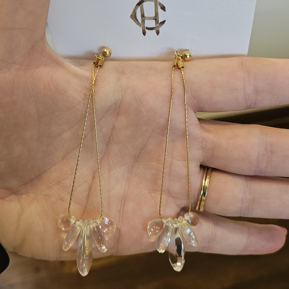 Hushed Commotion Bridal Earrings NWT